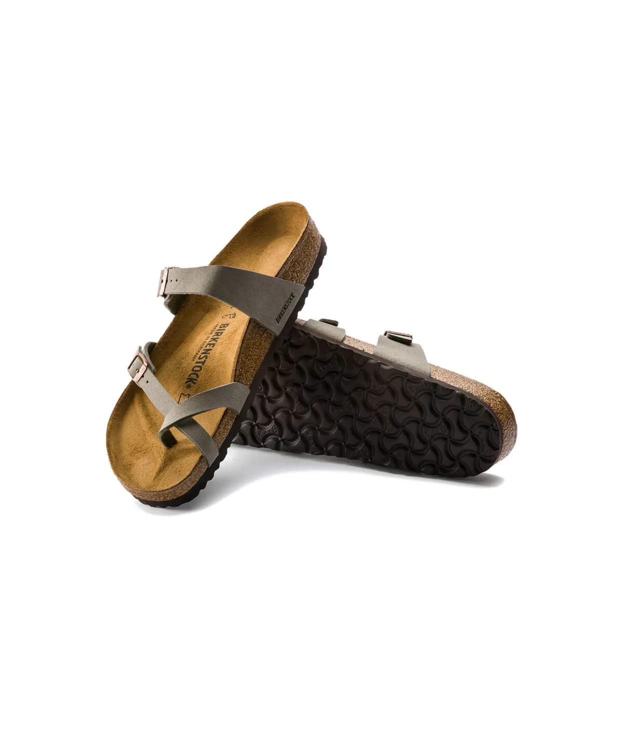 Birkenstock Mayari Birkibuc Stone Sandals