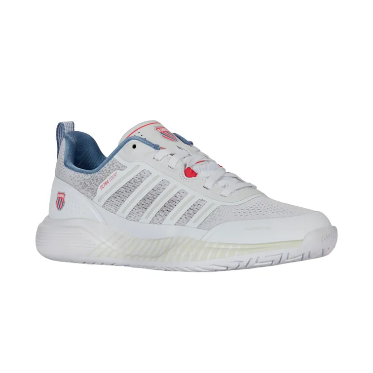 K-Swiss Ultra Court White, Faded Denim, and Dubarry Women's Tennis Shoes